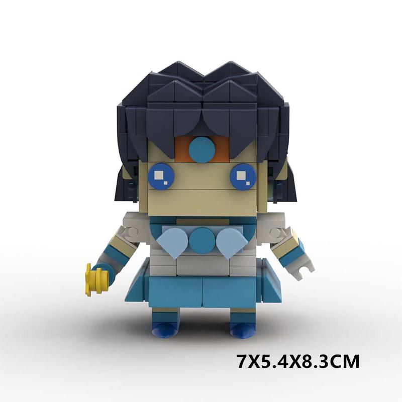 Anime Series Cute Girl Cartoon Characters Building Blocks MOC Beautiful Magic Girl Warrior Assembly Model Puzzle Kids Toy Gift