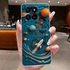 For Honor 400 Smart 5G Case Honor X7d 4G 5G Cover Clear Luxury Fashion Butterfly Flower Soft TPU Silicone Transparent Phone Case