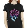Disney Womens/Ladies Descendants Pink Crown Cotton Boyfriend T-Shirt