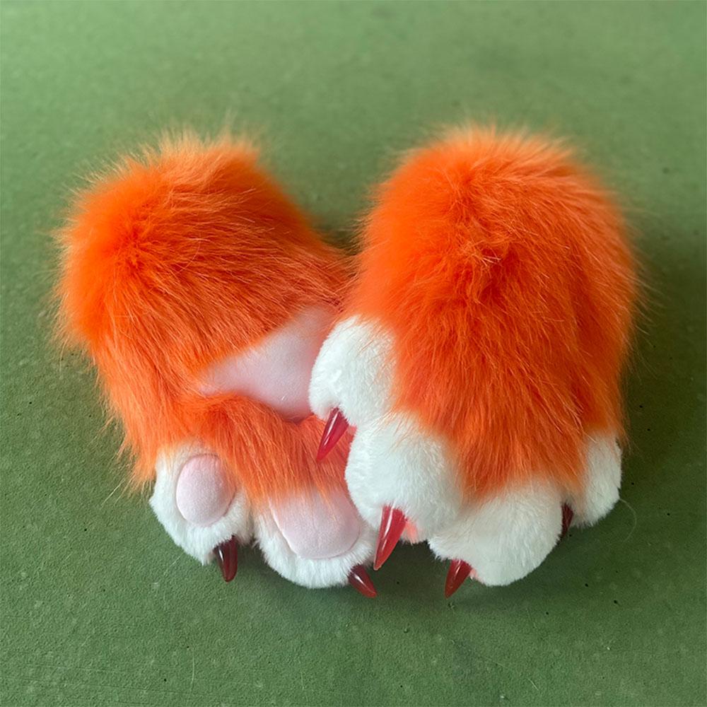Kig doplněk Kigurumi Fursuit Zvířecí drápy Nehty Rukavice Cosplay Kostým Nositelná Zvířecí tlapa Cosplay Rekvizity Dětský dárek