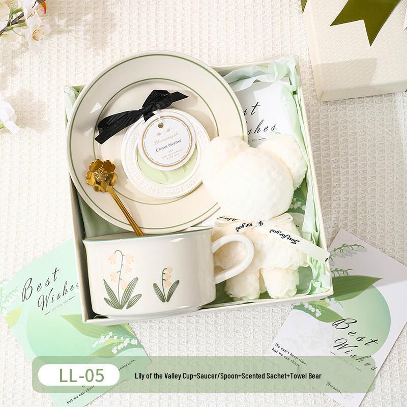 Ceramic Cup and Saucer Gift Set