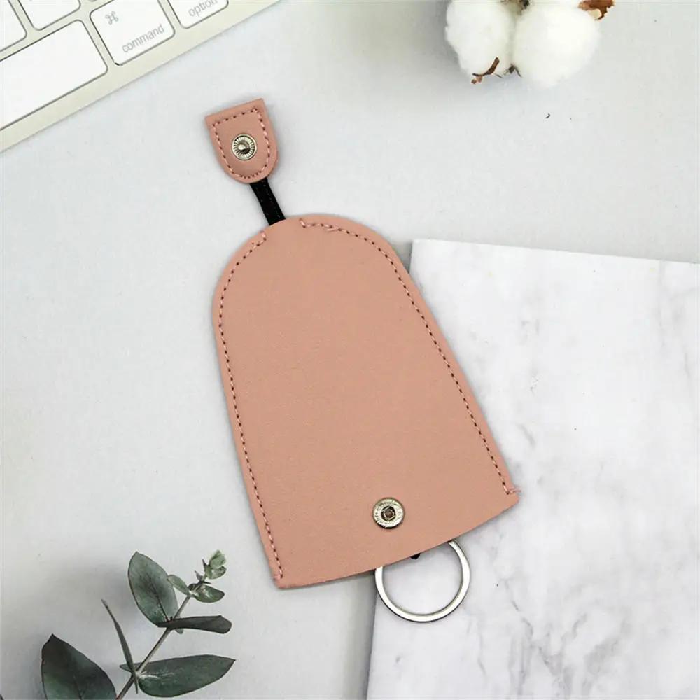 Portable Waterproof Car Key Bag Auto Universal Solid Color PU Leather Case Zipper Multi-function Coin Purse Key Protective Cover
