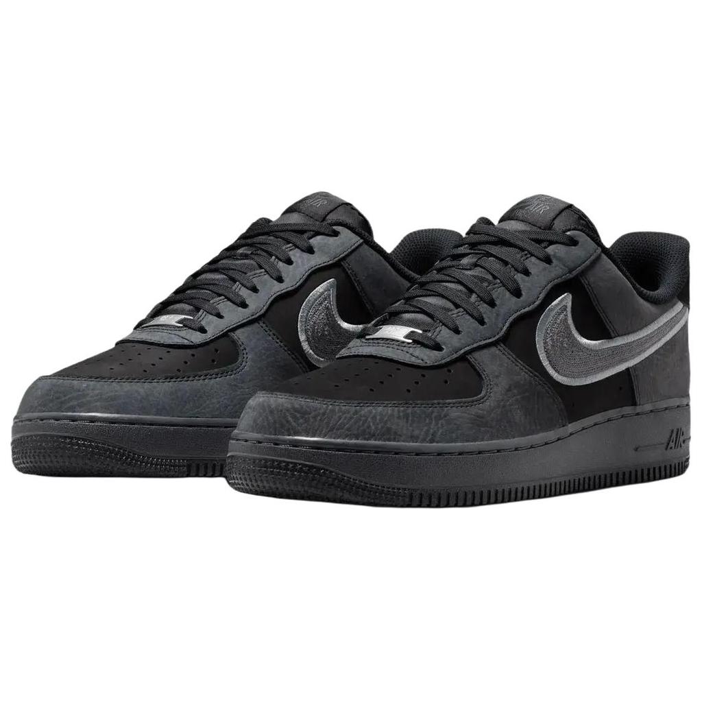 Nike Air Force 1 07 LV8 Schwarz Dark Smoke Unisex Sneaker Dk-Smoke-Grey-Smoke-Grey IB6842-002