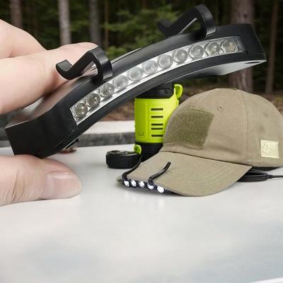 11LED Baseball Cap Light - Portable Headlamp for Cycling/Hiking/Fishing (Hat Brim Light)
