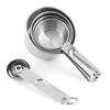 8Pcs Set Stainless Steel Measuring Spoon Cup Kit with Scales Household Kitchen Baking Tools
