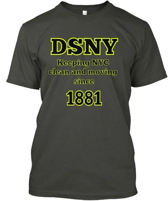 dsny Tee 100% Cotton T-shirt Mens Tees Top Made in the USA T-Shirt Tee Top Unisex M