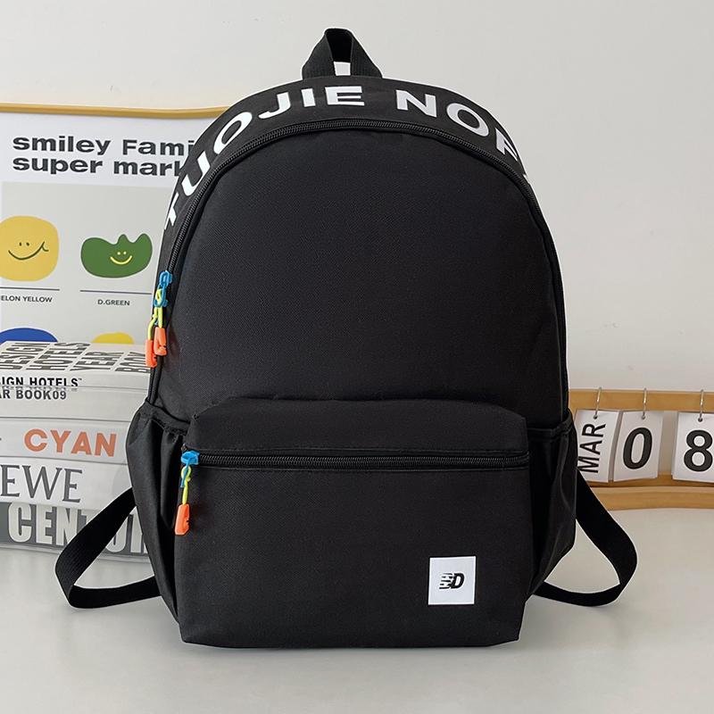 Women's Lightweight Backpack Contrast Student Schoolbag Color Block Travel Backpack