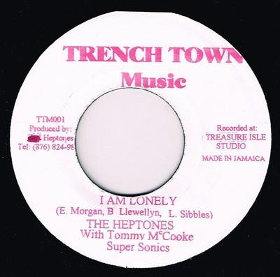 7inch Record HEPTONES TOMMY MCCOOK  SUPERSONIC  I Am Lonely  TTM001 Trench Town Mus  Jamaica Reggae Ska  Dub Used