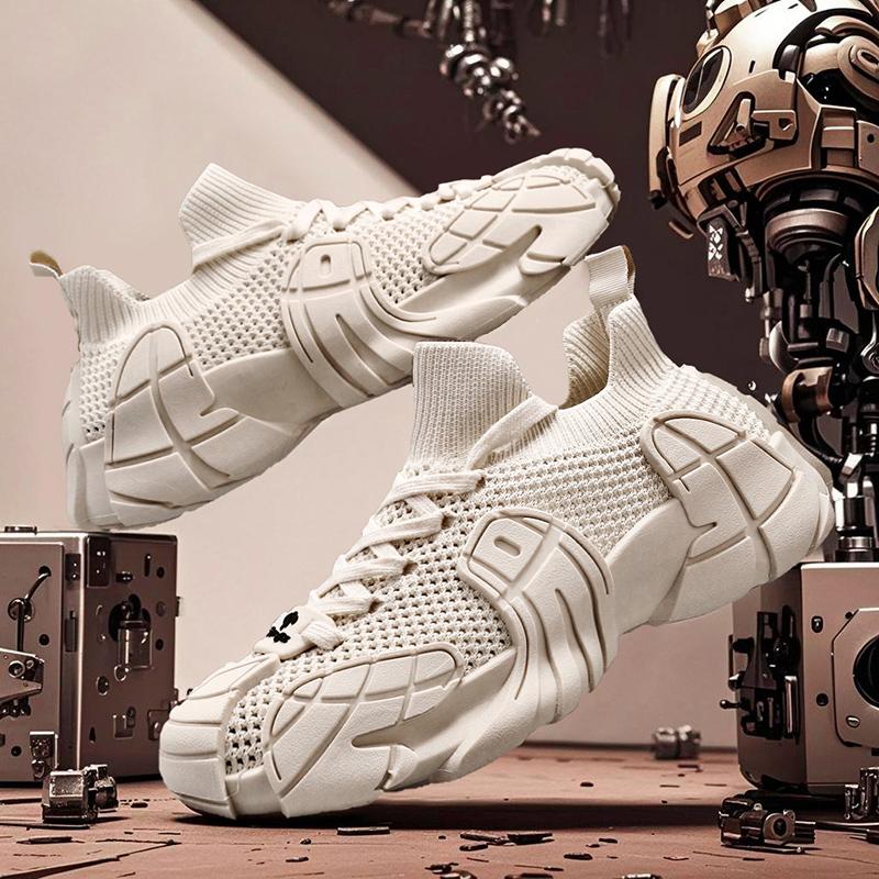 Fashion Summer Men's Socks Shoes Breathable Mesh Sports Running Comfortable Training Walking Tennis Casual Fashion Sneakers Comfort Work