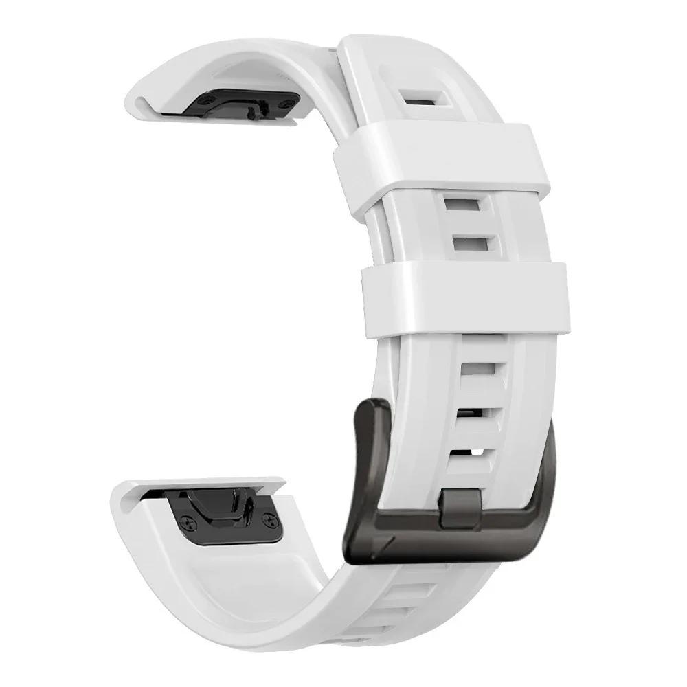 

QuickFit 22 мм 26 мм Ремешок для часов Fenix8 Для Garmin Fenix 8 47 мм 51 мм 7 7X/6 6X PRO/5 5x puls/Epix Pro/Enduro 3 Силиконовый спортивный ремешок 1PCS QuickFit 22mm