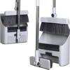 3-in-1 Folding Broom Dustpan Floor Brush Set Soft Bristles for Hair-Free Efficient Cleaning Long Handle for Flexible