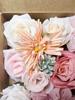 Faux Flowers Combo Artificial Flowers Box Set DIY Bouquets for Wedding Flowers with Leaves and Stems Handmade Floral Arrangements Bridal Home Decor