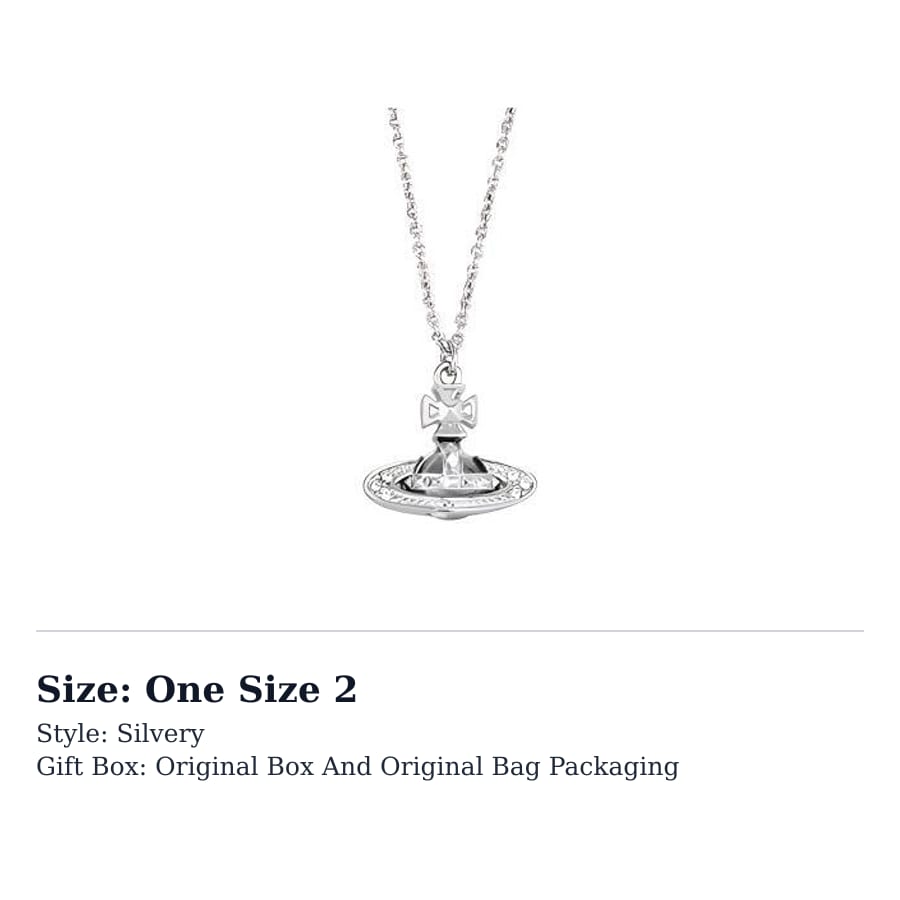 Vivienne Westwood Necklaces Women`s Silver 63020160W110W110