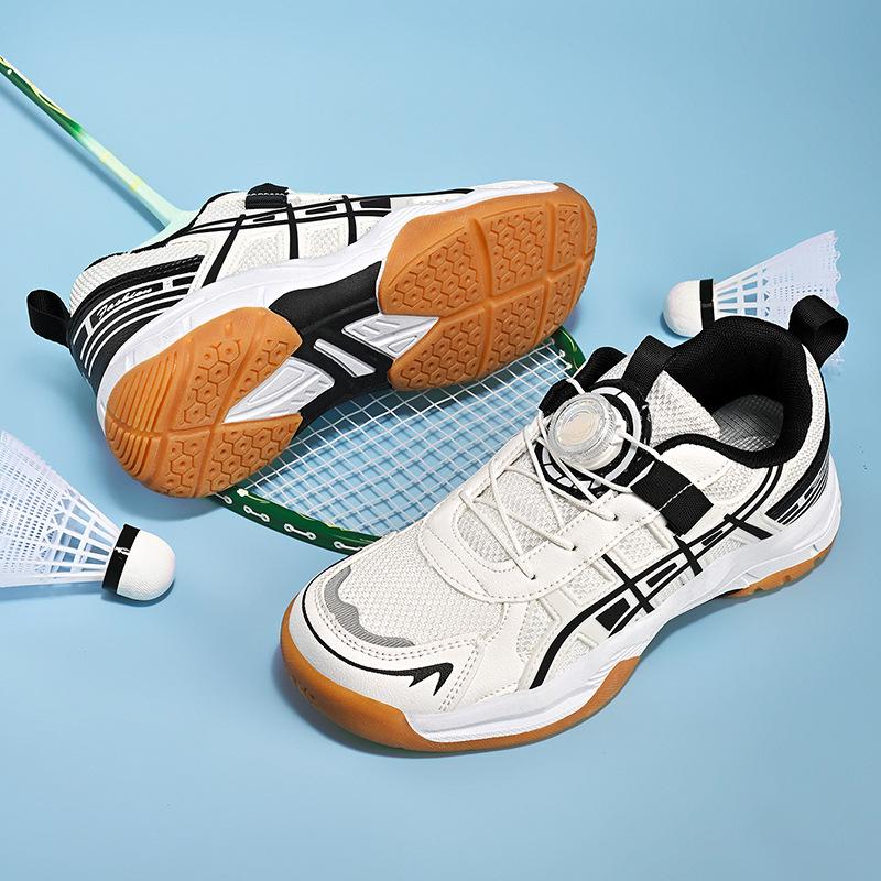 Dziecięce czterosezonowe antypoślizgowe lekkie buty do badmintona i tenisa
