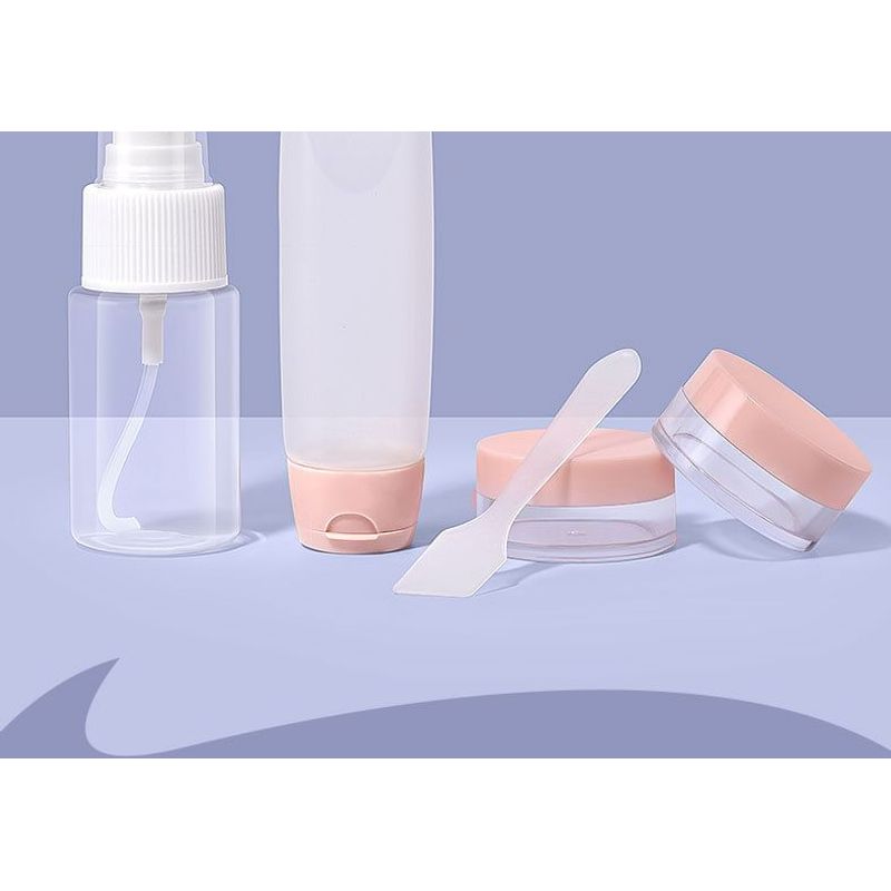 Charyeina - Set of 5: Travel Container + Spray Bottle + Squeeze Bottle + Spatula