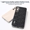 ABEEL For Samsung Galaxy S24+ Texture Case Genuine Cow Leather Coated PC+TPU Phone Cover