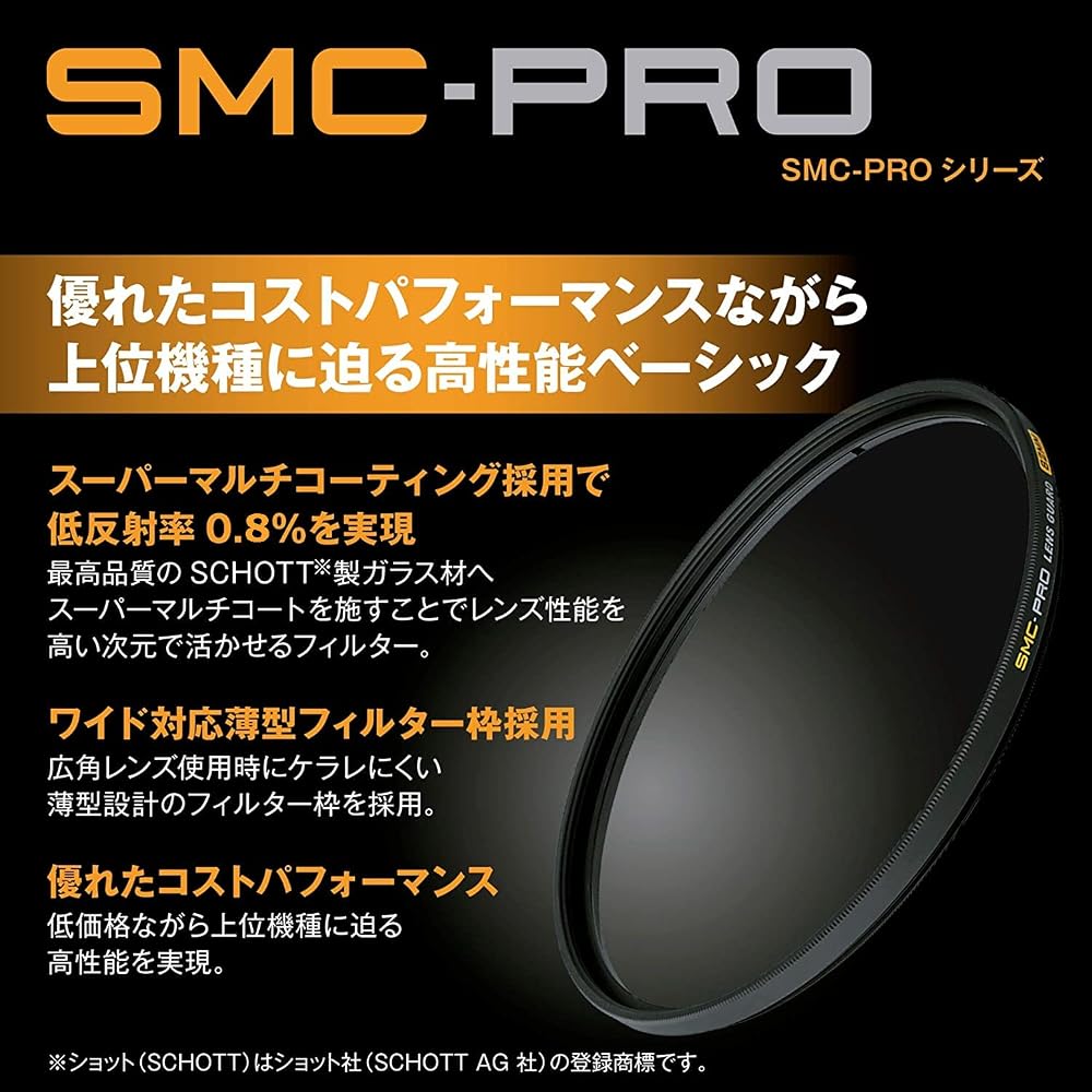 HAKUBA 55mm C-PL Filter SMC-PRO Circular PL Polarizing Filter - No Color Irregularity, Contrast Enhancement, Reflection Removal, Slim Frame, Made In J