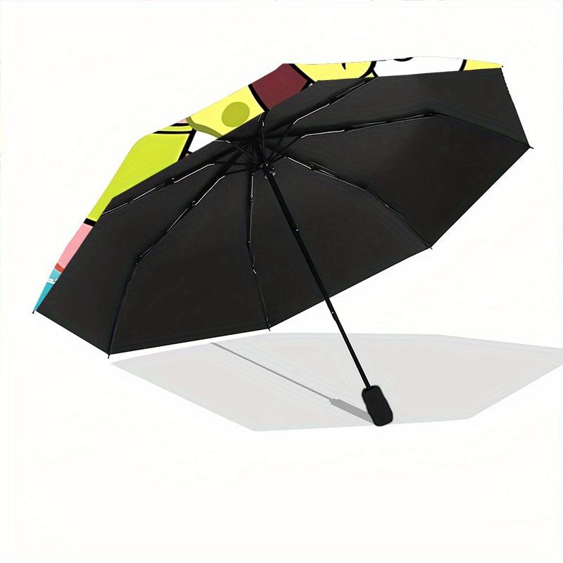 1pc SpongeBob Automatic Open/close Folding Umbrella, Compact Portable Travel Umbrella, Perfect Gift, Durable Construction Yy250813064