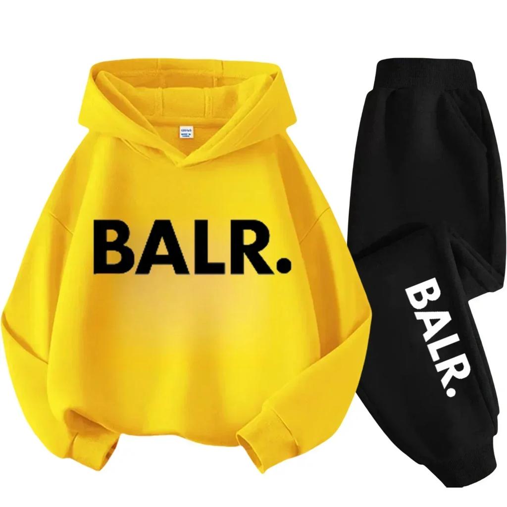 TZWYChildren Hoodie Set Autumn Winter New York USA Letter Graphic Sweatshirt Pant Suit Baby Boy Girl Kid Sport Two Pieces Tracksuit