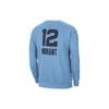 Jordan Ja Morant Memphis Grizzlies Fleece Sweatshirt Men Tops Light-Blue DZ0610-422