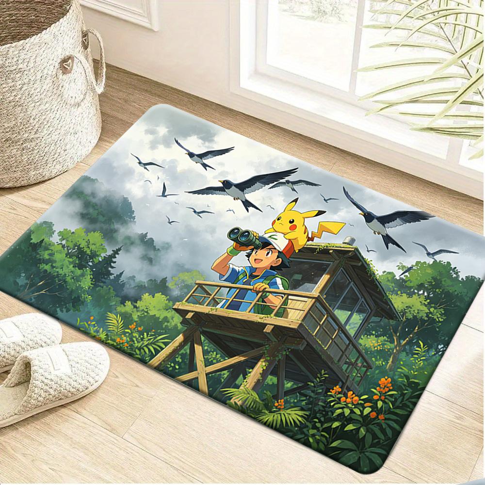 Arceus Legendary Pokemon Galaxy Print Non-Slip Doormat Floor Mat 40x60cm
