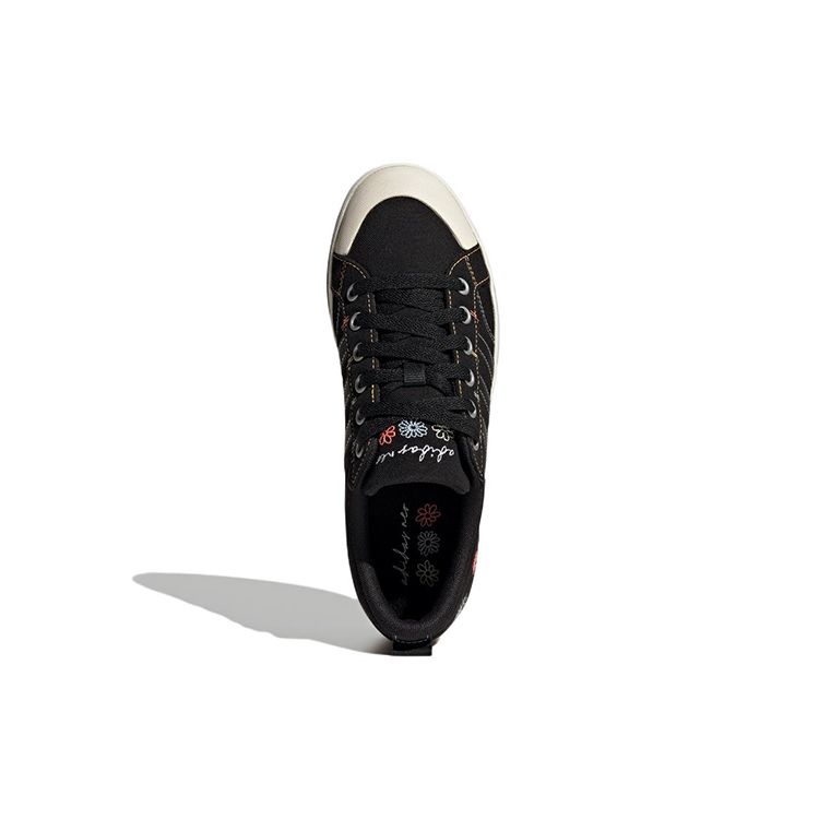 Adidas Neo Bravada Comfortable Durable Low-Top Skate Shoes Women Sneakers Black HP3168