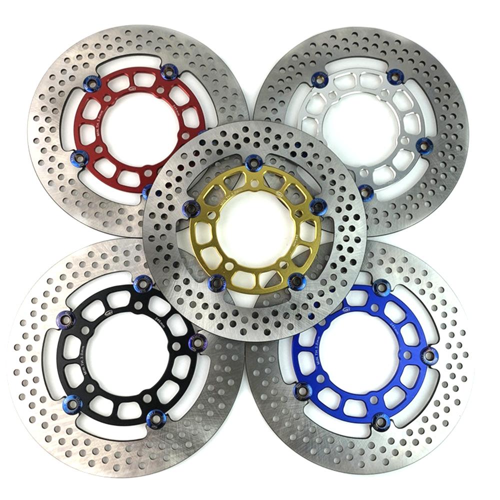 CNC 245mm*58mm 5 Löcher Schwimmende Scheibe Motorrad Bremsscheibe Für Honda Yamaha Roller Aerox Nitro Cygnus-X BWS Zuma RSZ FORCE