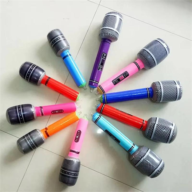 Inflatable 12Pcs Instruments Toy Music Balloons Set Simulation Instrument Guitars Saxophones Microphones Party Toy Children Toys
