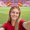 Fascia con Bandiera Nazionale per Partita di Calcio, Cerchietto per Capelli Tifosi Squadra Nazionale, Accessorio per Capelli Giorno della Partita per Donne Uomini, Regali per Calcio