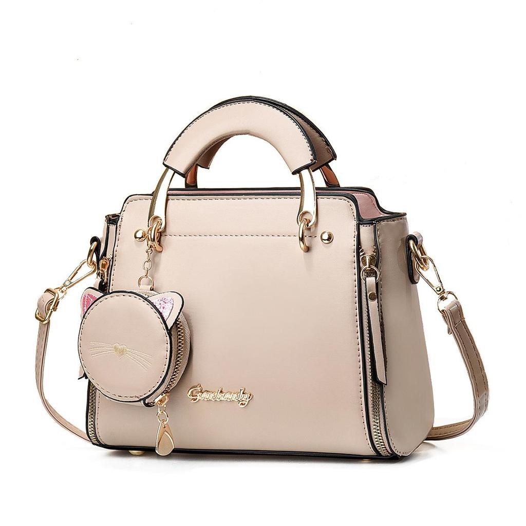 Bag for Women 2026 New Fashionable Sweet Lady Handbag Korean Version Casual Personality Cat Shoulder Cross Bag Trend