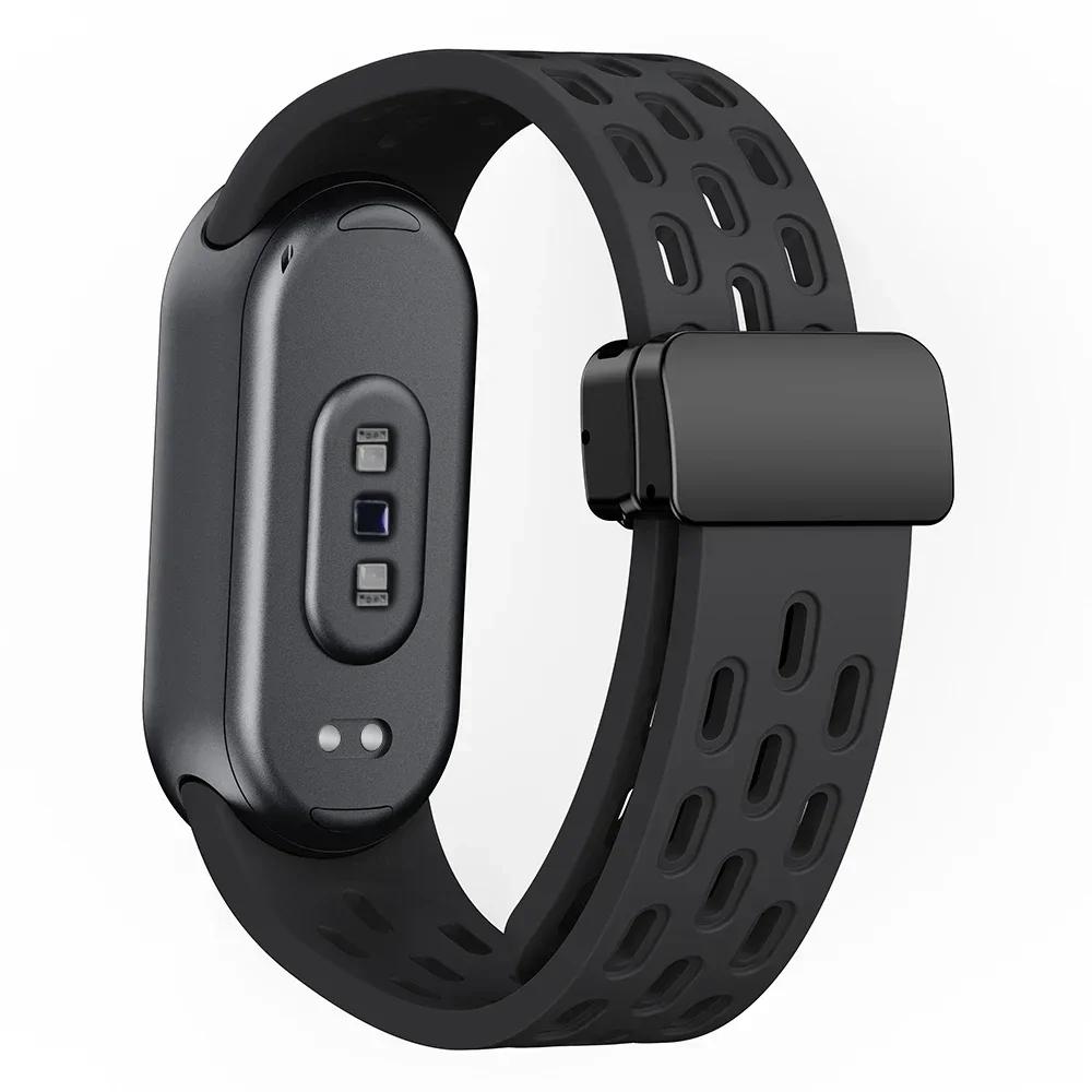 Strap for Xiaomi Mi Band 9 Smart Watch Sport Silicone Bracelet for Mi Band 8 Replacement Wristband Miband 9 8 NFC Accessories