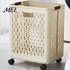 Laundry Hamper for Bathroom Collapsible Hamper, Space Saving with Comfortable Handles Design, Bag Large Capacity Dirty Clothes Basket, Bedroom