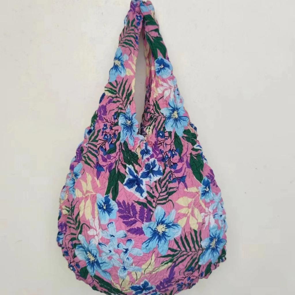 Reusable Bubble Foldable Stretch Bag Large Capacity Magic Stretch Puff Bag Travel