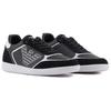 Emporio Armani EA7 Leather Lace-Up Round Toe Flat Low-Top Sneakers Unisex sneaker Black 7X000405AF19826MC001