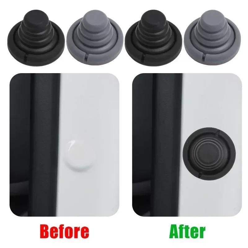 40-1PCS Car Door Shock Absorber Cushion Silicone Gasket Trunk Sound Insulation Pad Thickening Shockproof Latch Accessories