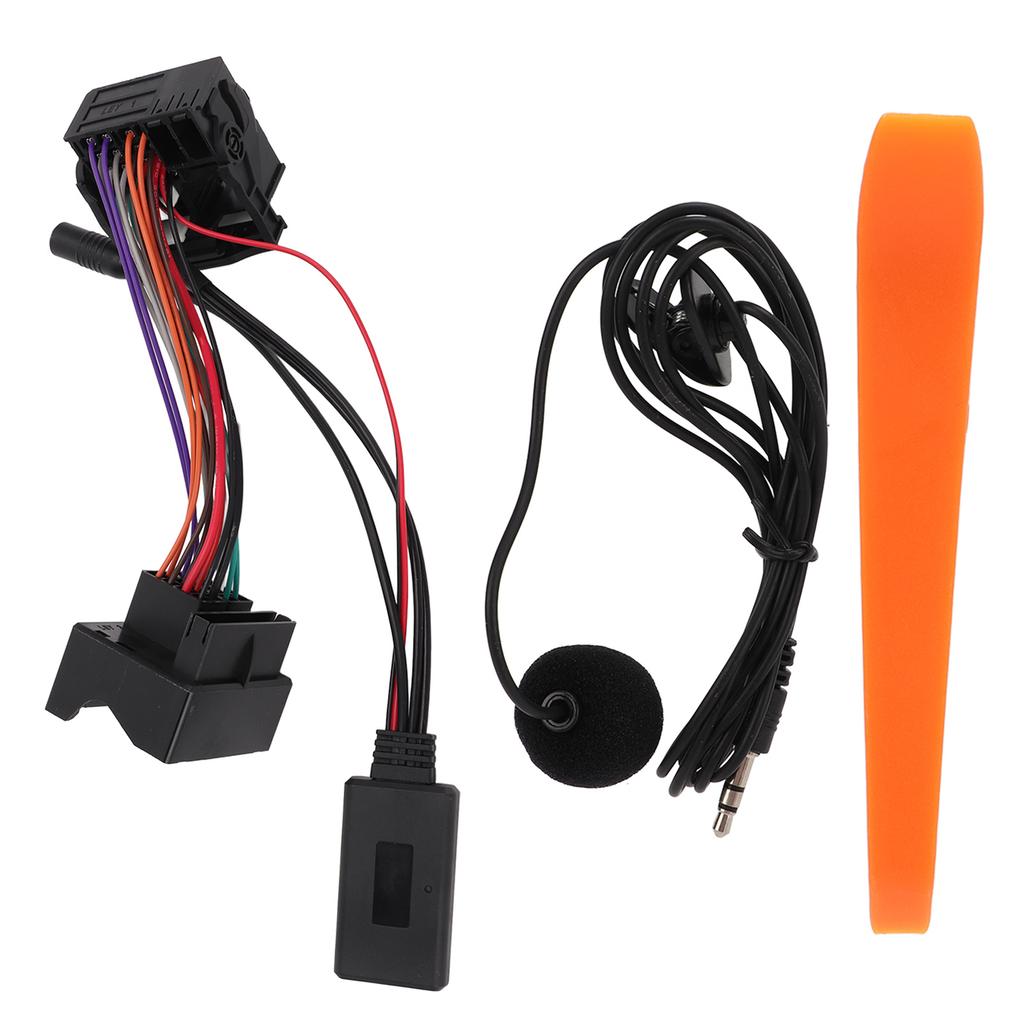 Auto AUX Audioeingangskabel Bluetooth 5.0 mit Mikrofon Freisprechadapter Ersatz für A3 TT A4 2007-2014