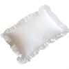 Y5JC Elegant Pillow Case Smooth Polyester Fabric Simple Care Decorative Sofa Bed Cover