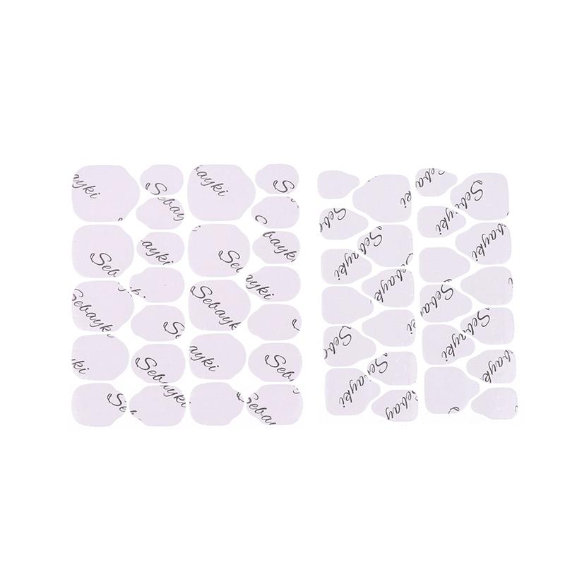 240Pcs Double-Sided Nail Adhesive Stickers Waterproof Breathable Transparent False Nail Glue Sticker Jelly Nail Tips Diy Tools