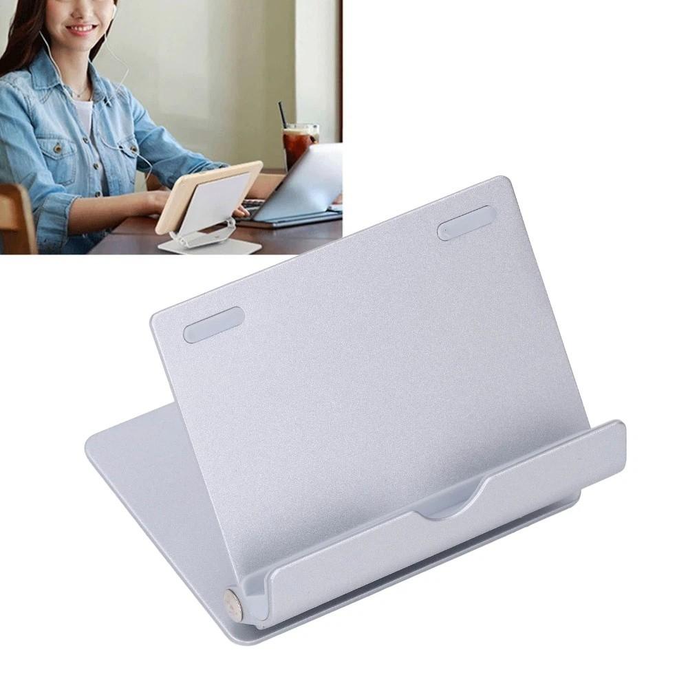 360 Degree Rotation Adjustable Cell Phone Stand Aluminum Alloy Mobile Phone Holder Watching Movies