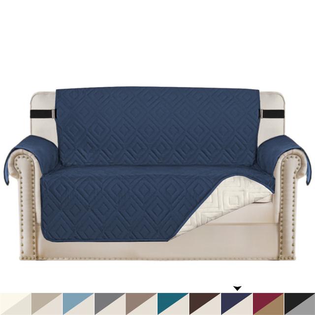Quilted Anti -Wear Sofa Covers For Pet Dog Kid Sofa Mat Water Repellent Recliner Slipcovers Furniture Protector