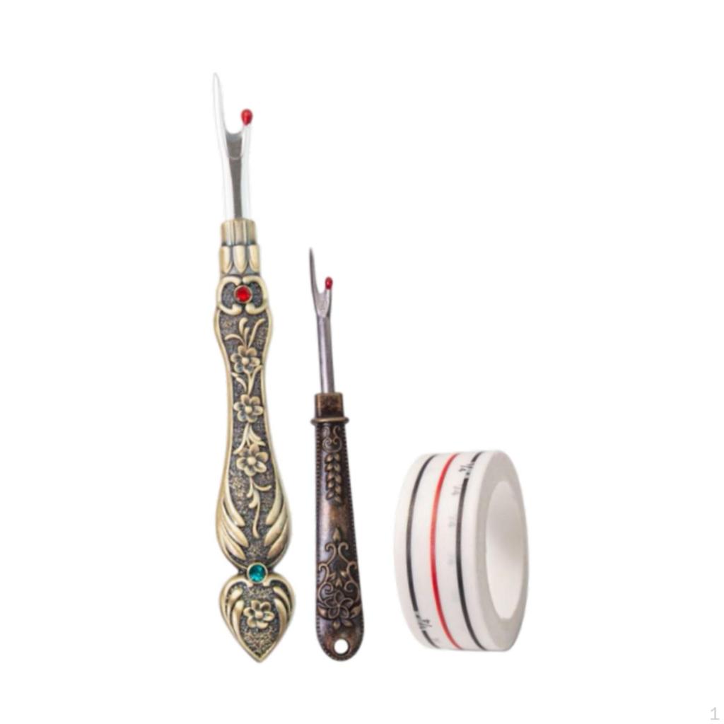 Nahttrenner Fadenentferner Komfortabler Griff mit 1 Rolle Klebeband Stich für