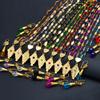 Hawaiian Cross Jewelry Sets Flower Pendant Necklaces Earrings Crystal Beads Ball Chains Guam Micronesia Chuuk #252106