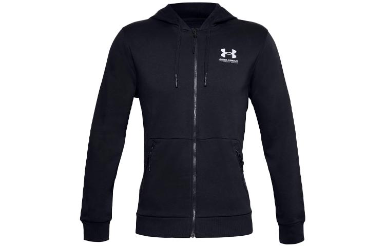 Under Armour Rival Fleece Jackets Men s Black Hooded Moderate Other 1357113-001 XXXL