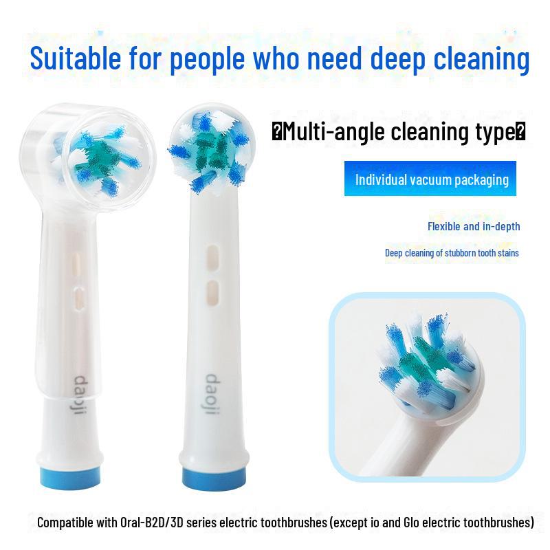 Oral-B Kompatibler Ersatzkopf für Elektrische Zahnbürsten (D12, D16, P2000, OLB) von Ouleb
