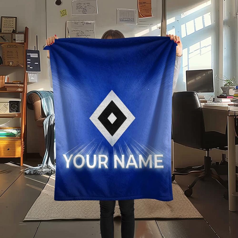 Custom Name HSV Flannel Blanket, High quality Comfortable for All Seasons, Home Decor, Warmth and Comfort