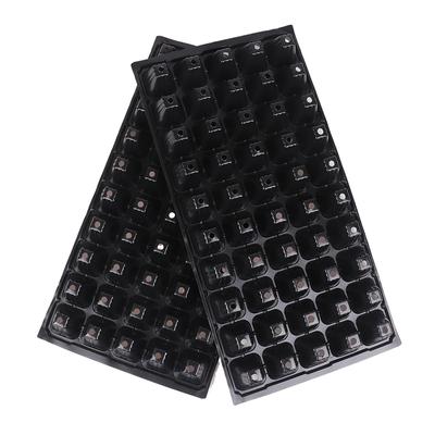 2 buc. 50 de celule tăvi pentru răsaduri din plastic pentru grădinărit tăvi de germinare container negru pentru răsaduri accesorii de grădină pentru flori de legume