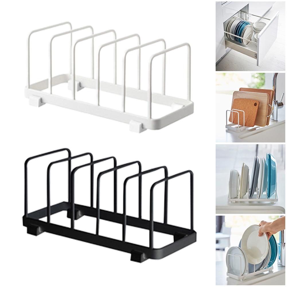 Pot Lid Rack Holder Daily Home Indoor Stainless Steel
