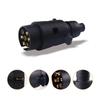 X7JF 7Pin Plastic Socket Plug Electrics Connector Adapter for Car RV Truck Trailer