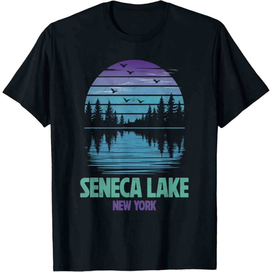 Винтажная футболка Seneca Lake New York Outdoors(2) S