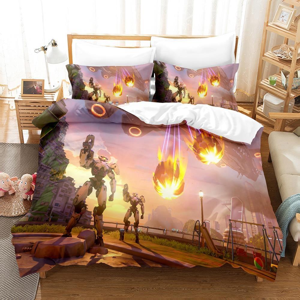 Game Overwatch 2 Invasion Bedding Set Single Twin Full Queen King Size Bed Set Adult Kid Bedroom Duvet cover Sets New Anime